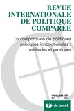  XXX - Revue internationale de politique comparée Volume 19, N°2/2012 : La comparaison de politiques publiques infranationales : méthodes et pratiques.
