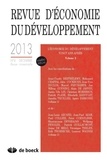 Patrick Guillaumont - Revue d'économie du développement N° 4, Décembre 2013 : L'économie du développement vingt ans après - Volume 2.