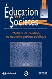  De Boeck - Education et sociétés 2013/2 - n0 32.