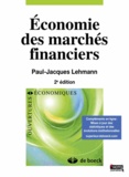 Paul-Jacques Lehmann - Economie des marchés financiers.