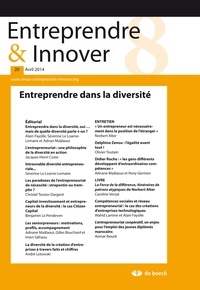 Alain Fayolle - Entreprendre & Innover N° 20, 2014/1 : Entreprendre dans la diversité.
