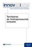 Bernard Guesnier - Innovations N° 44/2014/2 : Territoires de l'entrepreneuriat innovant.