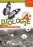 Michèle Cornet - Biologie 4e sciences générales - Corrigé et notes méthodologiques.