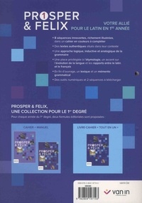 Latin Prosper & Felix 1. Livre-cahier  Edition 2018