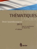 David Hiez - Droit luxembourgeois 2012.