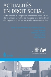 Laura Bertrand et Delphine Castiaux - Actualités en droit social.