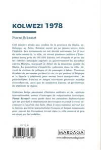 Kolwezi 1978. Au coeur des opérations françaises et belges au Zaïre