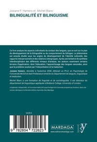 Bilingualité et bilinguisme 2e édition