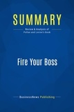 Mark Levine - Summary: Fire your boss.