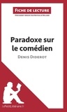 Nathalie Roland - Paradoxe sur le comédien de Denis Diderot - Fiche de lecture.