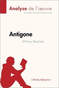 Elena Pinaud - Antigone d'henry bauchau (fiche de lecture).