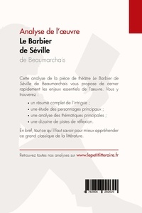 Fiche de lecture  Le Barbier de Séville de Beaumarchais (Analyse de l'oeuvre). Analyse complète et résumé détaillé de l'oeuvre