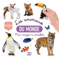  Langue au chat - Les animaux du monde - Avec de grands stickers.