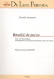 David Marrani - Rituel(s) de justice ? - Essai anthropologique sur la relation du temps et de l'espace dans le procès.