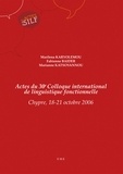 Marilena Karyolemou et Fabienne Baider - Actes du 30e Colloque international de linguistique fonctionnelle - Chypre, 18-21 octobre 2006.