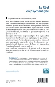 Le réel en psychanalyse. Entre épreuve et preuve