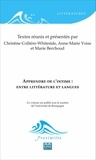 Christine Collière-Whiteside et Anne-Marie Voise - Apprendre de l'intime : entre littérature et langues.