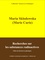 Marie Curie et  L'Edition Numérique Européenne - Recherches sur les substances radioactives - Thèse de doctorat en physique.