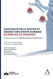 Isabelle Andoulsi et Sophie Huart - Continuité de la justice et respect des droits humains en période de pandémie - Actes de la journée européenne de l'avocat du 23 octobre 2020.