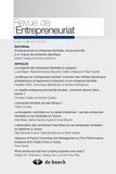  Collectif - Revue de l'Entrepreneuriat N° 3-4/2014 : .