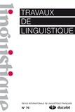  XXX - Travaux linguistiques - N° 70 2015/1.