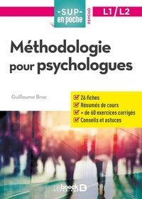 Guillaume Broc - Méthodologie pour psychologues.