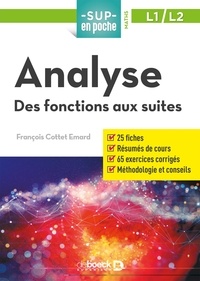 François Cottet-Emard - Analyse - Des fonctions réelles aux suites.