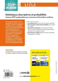 Statistiques descriptives et probabilités L1/L2