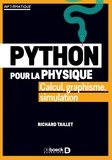 Richard Taillet - Python pour la physique - Calcul, graphisme, simulation.