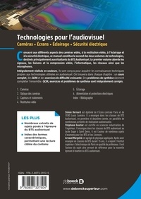 Technologies pour l'audiovisuel. Caméras, écrans, éclairage, sécurité électrique