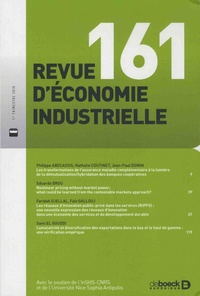Jacques de Bandt - Revue d'économie industrielle N° 161, 1er trimestre 2018 : .