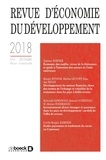  Collectif - Revue d'économie du développement 2018/4.