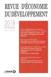  Collectif - Revue d'économie du développement 2018/3.