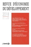  Collectif - Revue d'économie du développement 2018/2.
