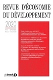  Collectif - Revue d'économie du développement 2020/3.