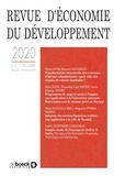  Collectif - Revue d'économie du développement 2020/4.