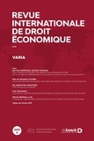  Collectif - Revue internationale de droit économique 2019/4 - Varia.