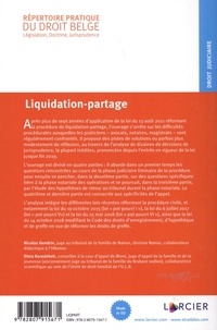 Liquidation-partage