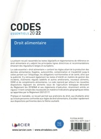 Code essentiel - Droit alimentaire  Edition 2022