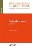 Charles-Eric Clesse - Droit pénal social.