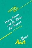 Panneel Youri - Lektürehilfe  : Harry Potter und der Stein der Weisen von J K. Rowling (Lektürehilfe) - Detaillierte Zusammenfassung, Personenanalyse und Interpretation.