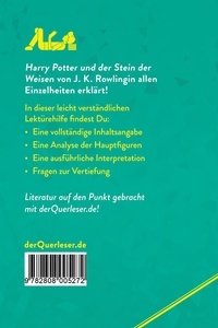 Lektürehilfe  Harry Potter und der Stein der Weisen von J K. Rowling (Lektürehilfe). Detaillierte Zusammenfassung, Personenanalyse und Interpretation