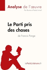  Brume et Paola Livinal - Le parti pris des choses de Francis Ponge.