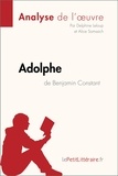  lePetitLitteraire et Leloup Delphine - Fiche de lecture  : Adolphe de Benjamin Constant (Analyse de l'oeuvre) - Analyse complète et résumé détaillé de l'oeuvre.
