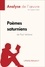  lePetitLitteraire et Chetrit Sophie - Fiche de lecture  : Poèmes saturniens de Paul Verlaine (Analyse de l'oeuvre) - Analyse complète et résumé détaillé de l'oeuvre.