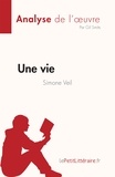 Smits Gil - Fiche de lecture  : Une vie de Simone Veil (Analyse de l'oeuvre) - Résumé complet et analyse détaillée de l'oeuvre.
