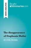 Fleurot Morgane - The disappearance of Stephanie Mailer - by Joël Dicker.