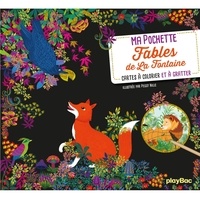 Peggy Nille - Fables de La Fontaine - Avec 5 cartes à gratter, 5 cartes à colorier, 1 pique en bois.