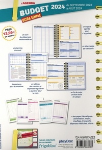 L'agenda budget ultra simple. Tenir ses comptes n'a jamais été aussi simple !  Edition 2024