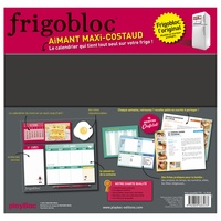 Frigobloc Hebdomadaire Chefclub. Le calendrier maxi-aimanté pour se simplifier la vie ! Avec un critérium  Edition 2023-2024
